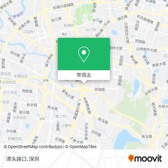 谭头路口地图