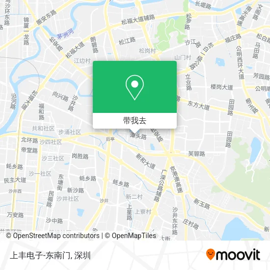 上丰电子-东南门地图