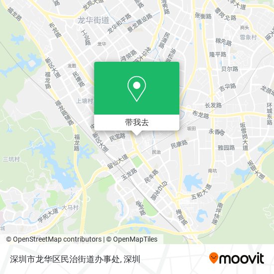 深圳市龙华区民治街道办事处地图