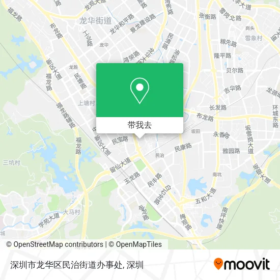 深圳市龙华区民治街道办事处地图