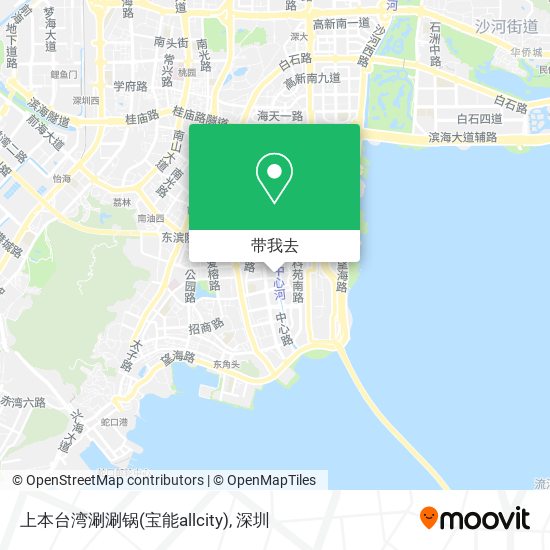 上本台湾涮涮锅(宝能allcity)地图