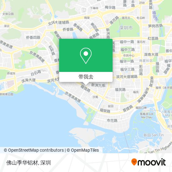 佛山季华铝材地图