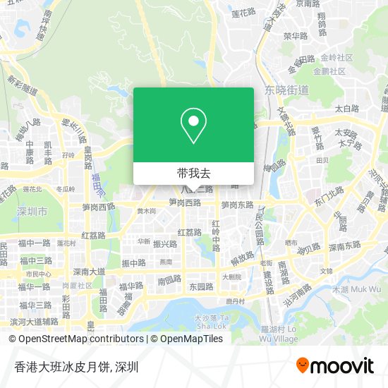 香港大班冰皮月饼地图