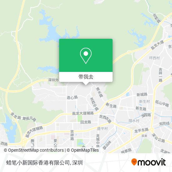 蜡笔小新国际香港有限公司地图