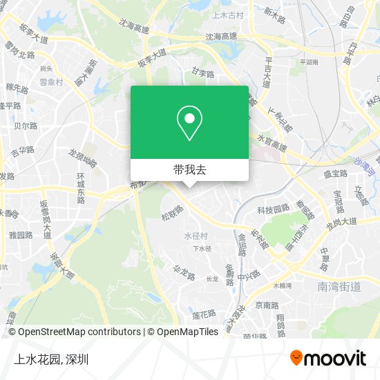 上水花园地图