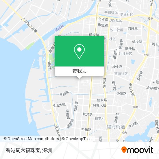 香港周六福珠宝地图