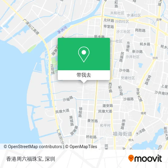 香港周六福珠宝地图