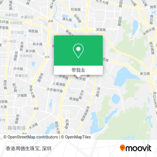 香港周德生珠宝地图