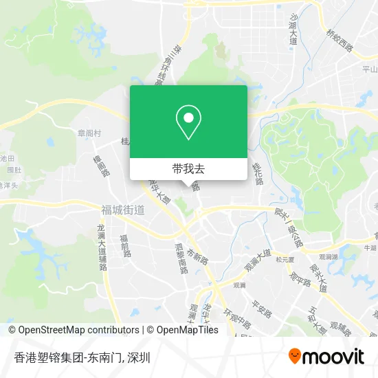 香港塑镕集团-东南门地图