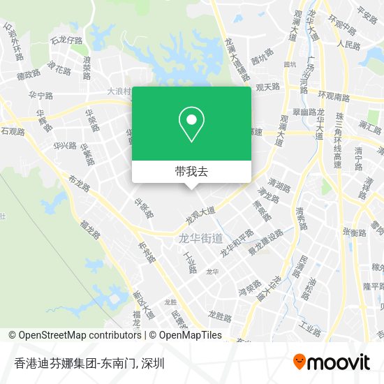 香港迪芬娜集团-东南门地图
