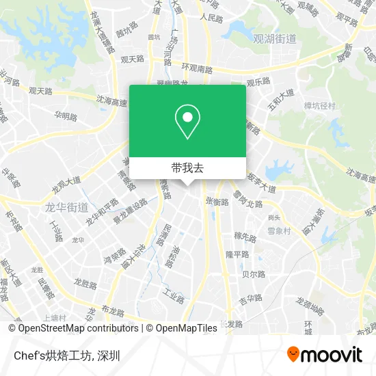 Chef's烘焙工坊地图