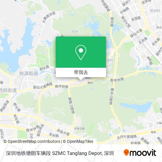 深圳地铁塘朗车辆段 SZMC Tanglang Depot地图
