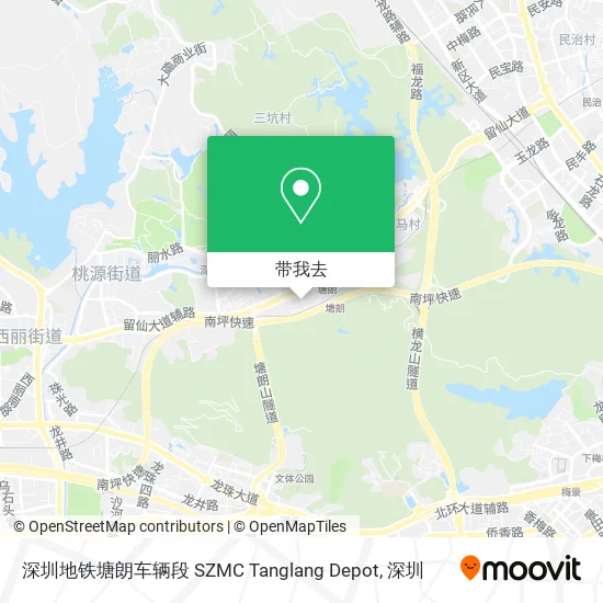 深圳地铁塘朗车辆段 SZMC Tanglang Depot地图