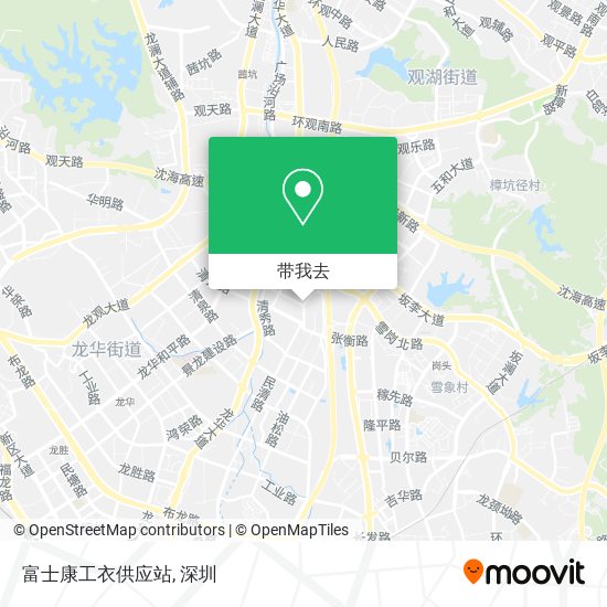 富士康工衣供应站地图