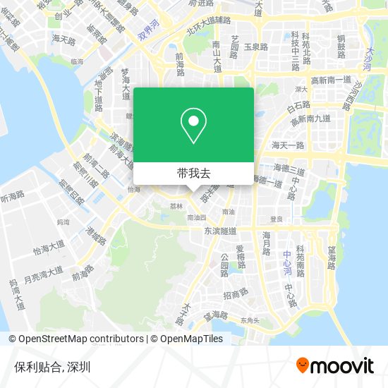 保利贴合地图