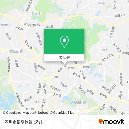 深圳市银泉旅馆地图