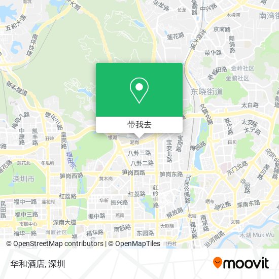 华和酒店地图