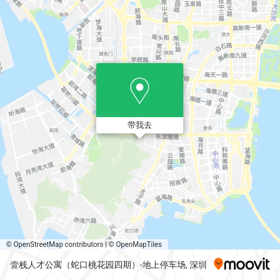 壹栈人才公寓（蛇口桃花园四期）-地上停车场地图