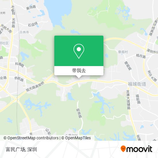 富民广场地图