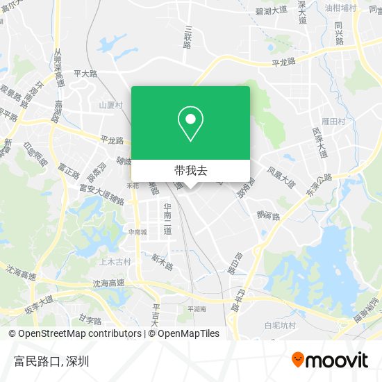 富民路口地图