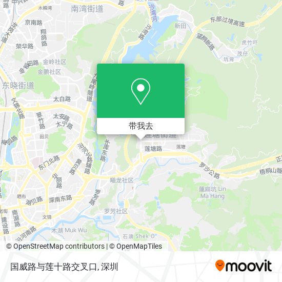 国威路与莲十路交叉口地图