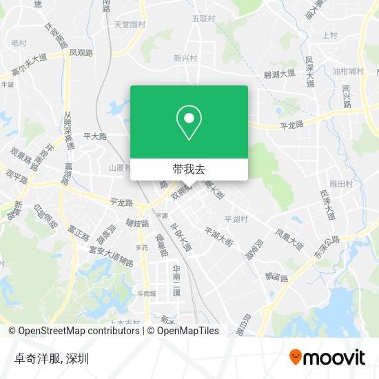 卓奇洋服地图
