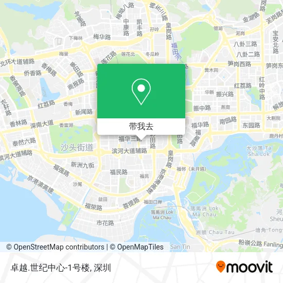 卓越.世纪中心-1号楼地图