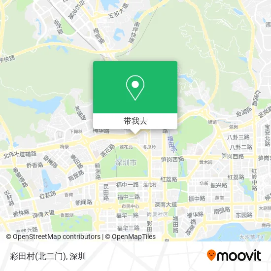 彩田村(北二门)地图