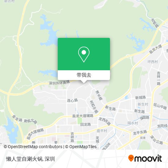 懒人堂自涮火锅地图