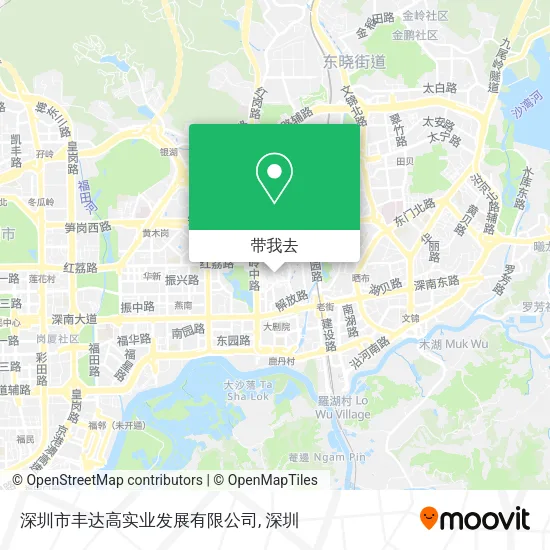 深圳市丰达高实业发展有限公司地图