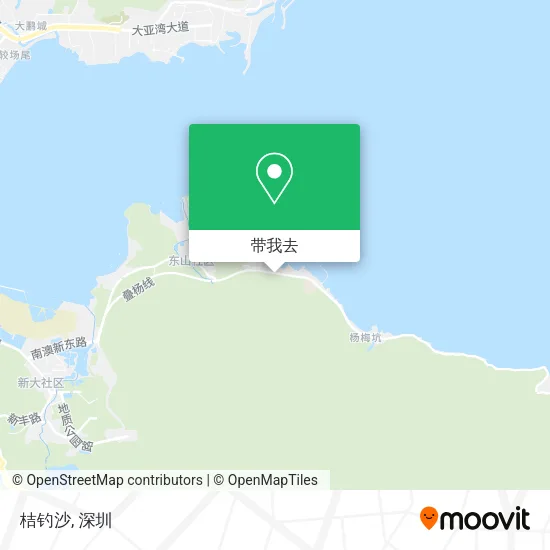 桔钓沙地图