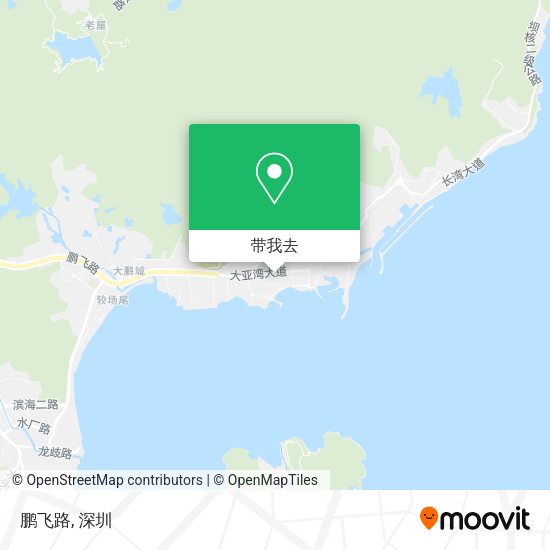 鹏飞路地图