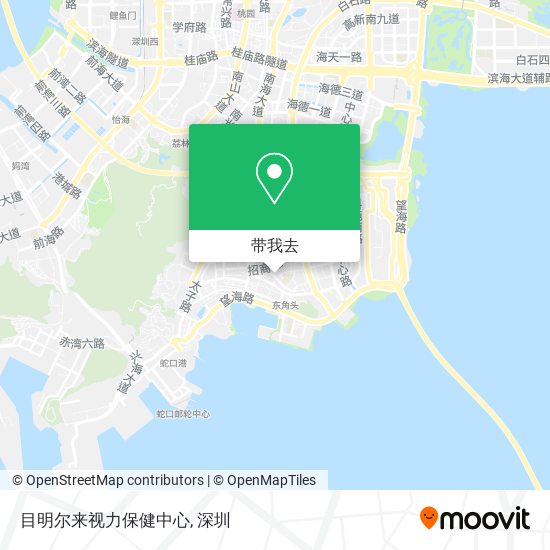 目明尔来视力保健中心地图