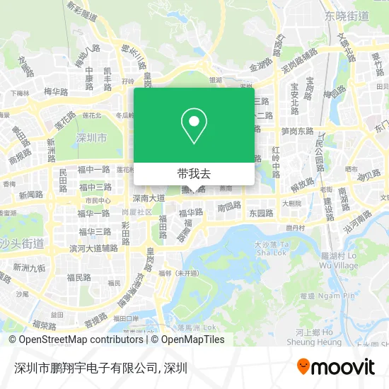 深圳市鹏翔宇电子有限公司地图