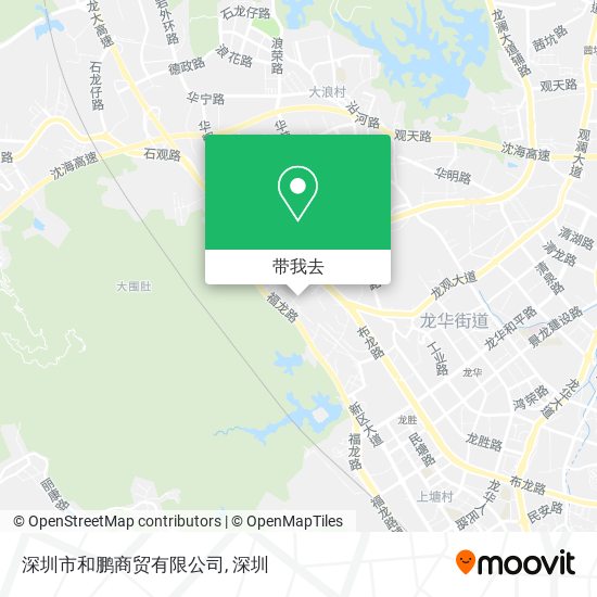 深圳市和鹏商贸有限公司地图