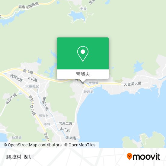鹏城村地图