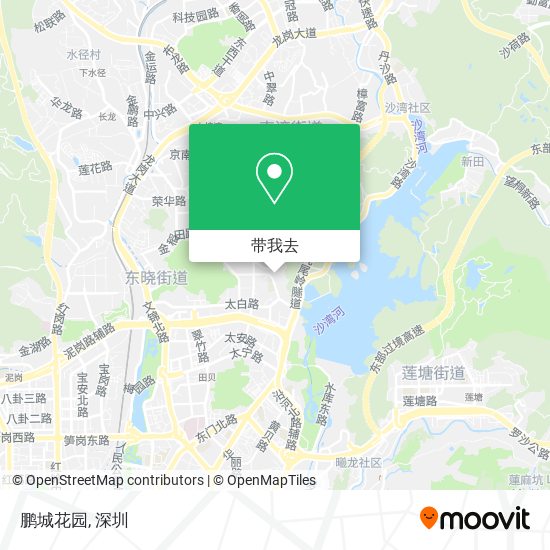 鹏城花园地图
