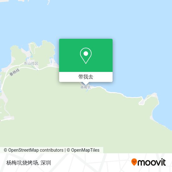 杨梅坑烧烤场地图