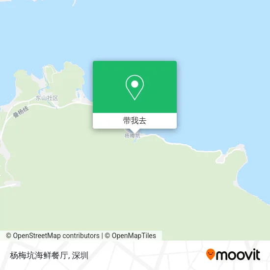 杨梅坑海鲜餐厅地图