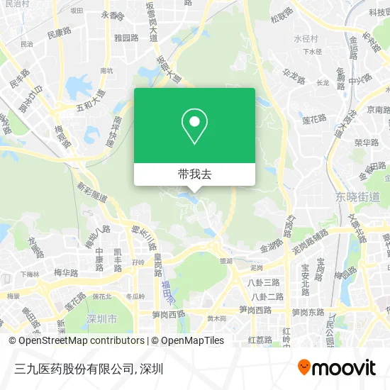 三九医药股份有限公司地图