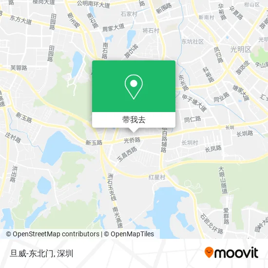 旦威-东北门地图