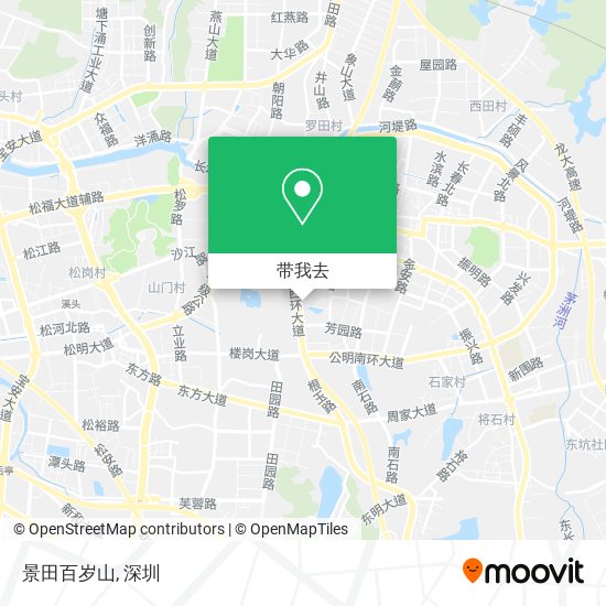 景田百岁山地图