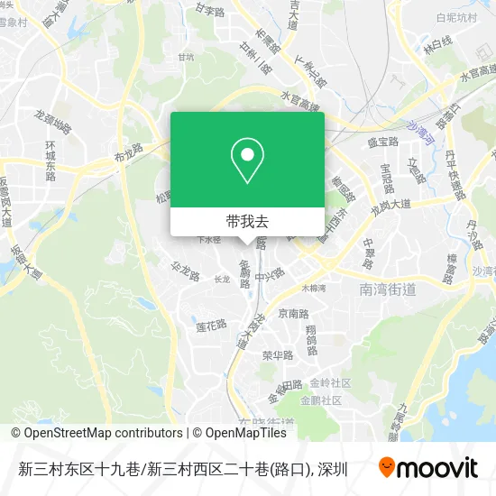 新三村东区十九巷/新三村西区二十巷(路口)地图