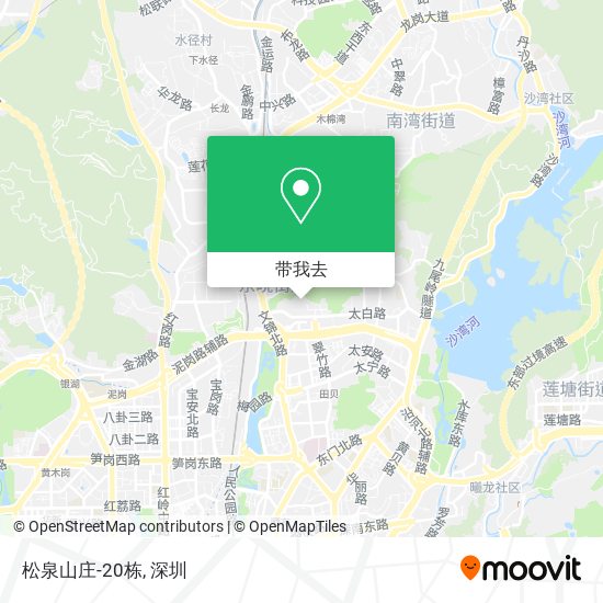 松泉山庄-20栋地图