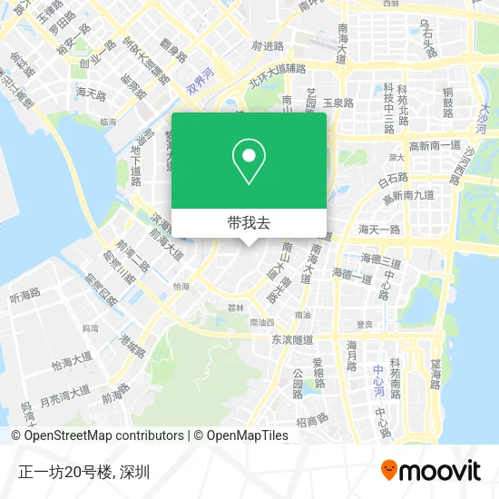 正一坊20号楼地图