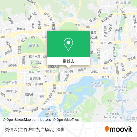 粥佳园(红谷滩世贸广场店)地图