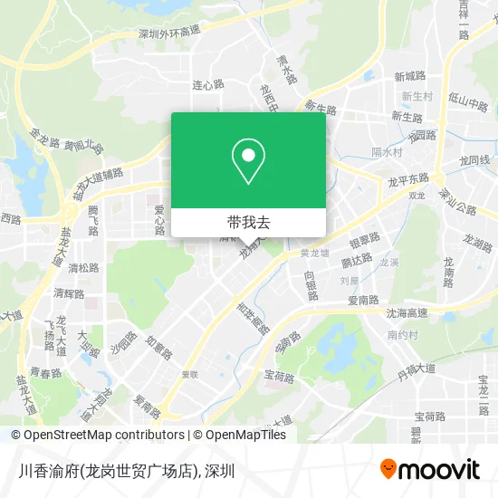 川香渝府(龙岗世贸广场店)地图