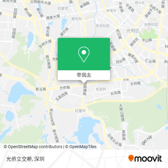 光侨立交桥地图