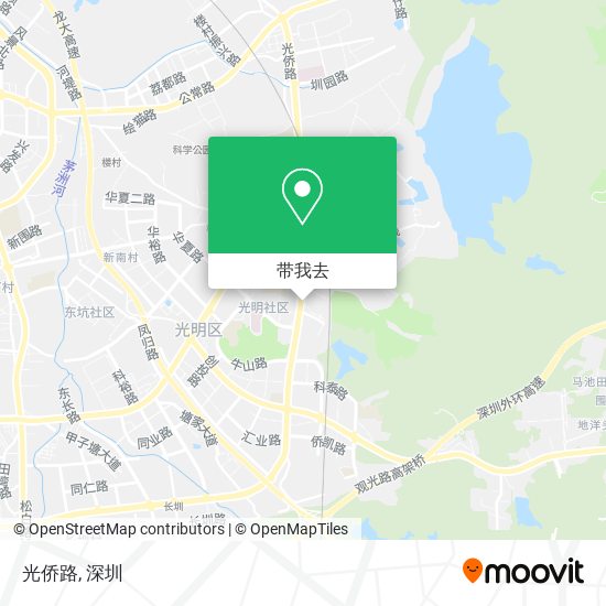 光侨路地图