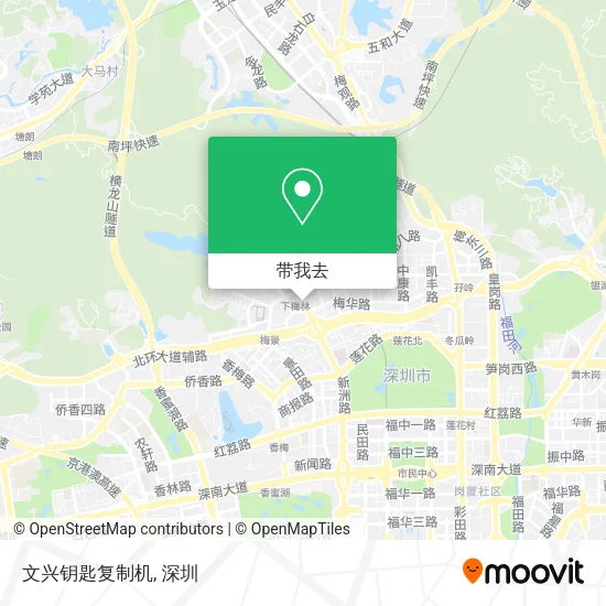 文兴钥匙复制机地图